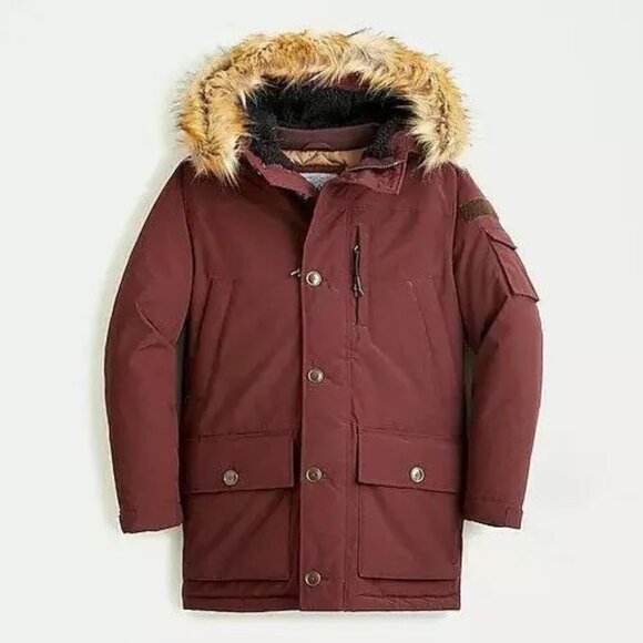 J. Crew Other - NEW | J.Crew Nordic Parka Burgundy Maroon Dark Wine Mens XS fits Women S AD603